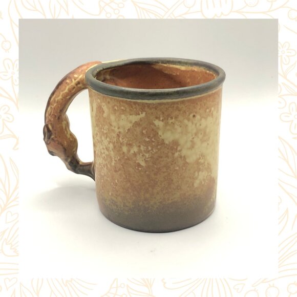 John Buck Giraffe Mug Collectable Studio Pottery Made in Japan - Picture 3 of 5